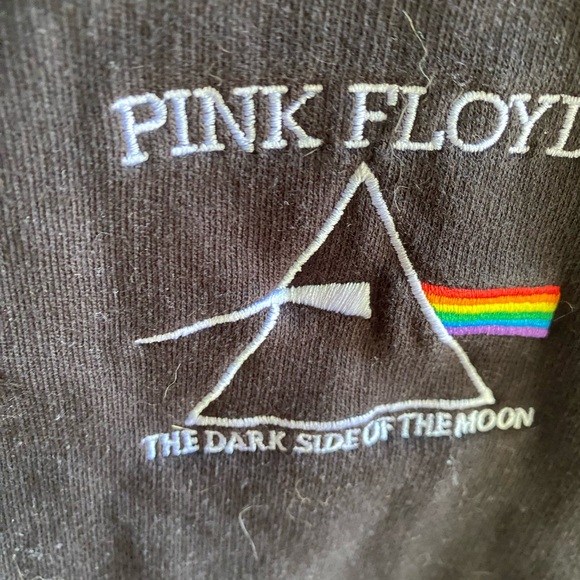 Pink Floyd “ Dark Side Of The Moon” Black Logo Sweatshirt L 50th Anniversary - Picture 3 of 6